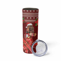 Funny Moo Deng Christmas Skinny Tumbler - Wonder Print Shop