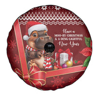 Funny Moo Deng Christmas Spare Tire Cover - Wonder Print Shop