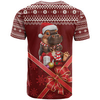 Funny Moo Deng Christmas T Shirt - Wonder Print Shop