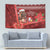Funny Moo Deng Christmas Tapestry - Wonder Print Shop