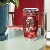 Funny Moo Deng Christmas Tumbler Cup - Wonder Print Shop