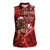 Funny Moo Deng Christmas Women Sleeveless Polo Shirt - Wonder Print Shop