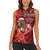 Funny Moo Deng Christmas Women Sleeveless Polo Shirt - Wonder Print Shop