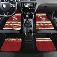 Moo Deng Moo-Ry Christmas Car Mats Santa Baby Pygmy Hippo LT9 - Wonder Print Shop