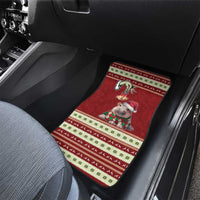 Moo Deng Moo-Ry Christmas Car Mats Santa Baby Pygmy Hippo LT9 - Wonder Print Shop