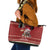 Moo Deng Moo-Ry Christmas Leather Tote Bag Santa Baby Pygmy Hippo - Wonder Print Shop