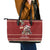 Moo Deng Moo-Ry Christmas Leather Tote Bag Santa Baby Pygmy Hippo - Wonder Print Shop