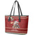 Moo Deng Moo-Ry Christmas Leather Tote Bag Santa Baby Pygmy Hippo - Wonder Print Shop