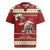 Moo Deng Moo-Ry Christmas Rugby Jersey Santa Baby Pygmy Hippo - Wonder Print Shop