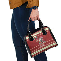 Moo Deng Moo-Ry Christmas Shoulder Handbag Santa Baby Pygmy Hippo