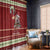 Moo Deng Moo-Ry Christmas Window Curtain Santa Baby Pygmy Hippo - Wonder Print Shop