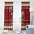 Moo Deng Moo-Ry Christmas Window Curtain Santa Baby Pygmy Hippo - Wonder Print Shop
