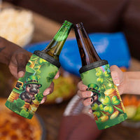 Leprechaun Moo Deng St Patricks Day 4 in 1 Can Cooler Tumbler LT9 - Wonder Print Shop