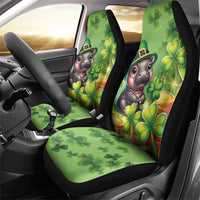 Leprechaun Moo Deng St Patricks Day Car Seat Cover LT9 - Wonder Print Shop