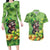 Leprechaun Moo Deng St Patricks Day Couples Matching Long Sleeve Bodycon Dress and Hawaiian Shirt LT9 - Wonder Print Shop
