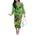 Leprechaun Moo Deng St Patricks Day Family Matching Off The Shoulder Long Sleeve Dress and Hawaiian Shirt - Wonder Print Shop