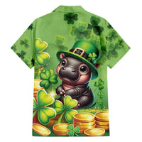 Leprechaun Moo Deng St Patricks Day Hawaiian Shirt - Wonder Print Shop