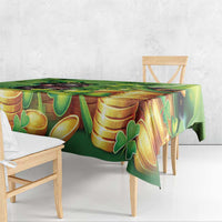 Leprechaun Moo Deng St Patricks Day Tablecloth - Wonder Print Shop