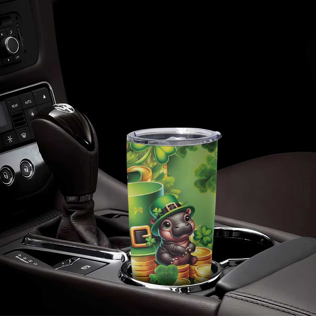 Leprechaun Moo Deng St Patricks Day Tumbler Cup - Wonder Print Shop