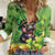 Leprechaun Moo Deng St Patricks Day Women Casual Shirt - Wonder Print Shop