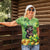 Leprechaun Moo Deng St Patricks Day Women Polo Shirt - Wonder Print Shop