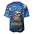 Sloth Life Is The Best Life Baseball Jersey with Starry Night Sky LT9 - Wonder Print Shop