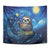 Sloth Life Is The Best Life Tapestry with Starry Night Sky - Wonder Print Shop