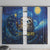 Sloth Life Is The Best Life Window Curtain with Starry Night Sky - Wonder Print Shop