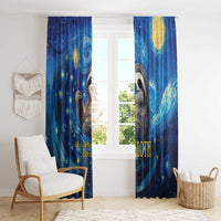 Sloth Life Is The Best Life Window Curtain with Starry Night Sky - Wonder Print Shop