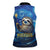 Sloth Life Is The Best Life Women Sleeveless Polo Shirt with Starry Night Sky - Wonder Print Shop