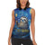 Sloth Life Is The Best Life Women Sleeveless Polo Shirt with Starry Night Sky - Wonder Print Shop
