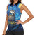 Sloth Life Is The Best Life Women Sleeveless Polo Shirt with Starry Night Sky - Wonder Print Shop
