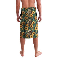 Sloth with Flowers Seamless Style Lavalava - Wonder Print Shop