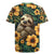Sloth with Flowers Seamless Style Rugby Jersey - Wonder Print Shop