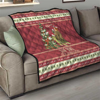 Sloth And Snail Riding A Turtle Wheeee Quilt Slow Down It's Christmas - Wonder Print Shop