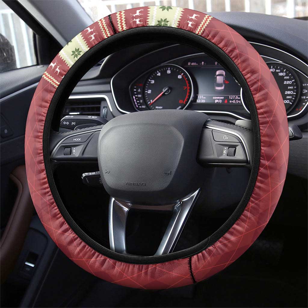 Sloth And Snail Riding A Turtle Wheeee Steering Wheel Cover Slow Down It's Christmas - Wonder Print Shop