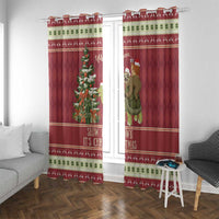 Sloth And Snail Riding A Turtle Wheeee Window Curtain Slow Down It's Christmas - Wonder Print Shop