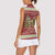 Sloth And Snail Riding A Turtle Wheeee Women Sleeveless Polo Shirt Slow Down It's Christmas - Wonder Print Shop