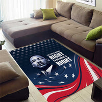 Honor of MLK Day Area Rug The Time Is Always Right To Do What Is Right LT9 - Wonder Print Shop
