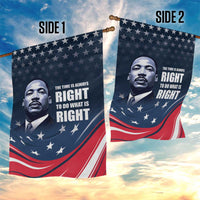 Honor of MLK Day Garden Flag The Time Is Always Right To Do What Is Right - Wonder Print Shop