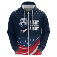 Honor of MLK Day Hoodie The Time Is Always Right To Do What Is Right - Wonder Print Shop