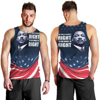 Honor of MLK Day Men Tank Top The Time Is Always Right To Do What Is Right - Wonder Print Shop