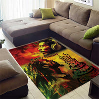 Happy Birthday King of Reggae Area Rug LT9 - Wonder Print Shop