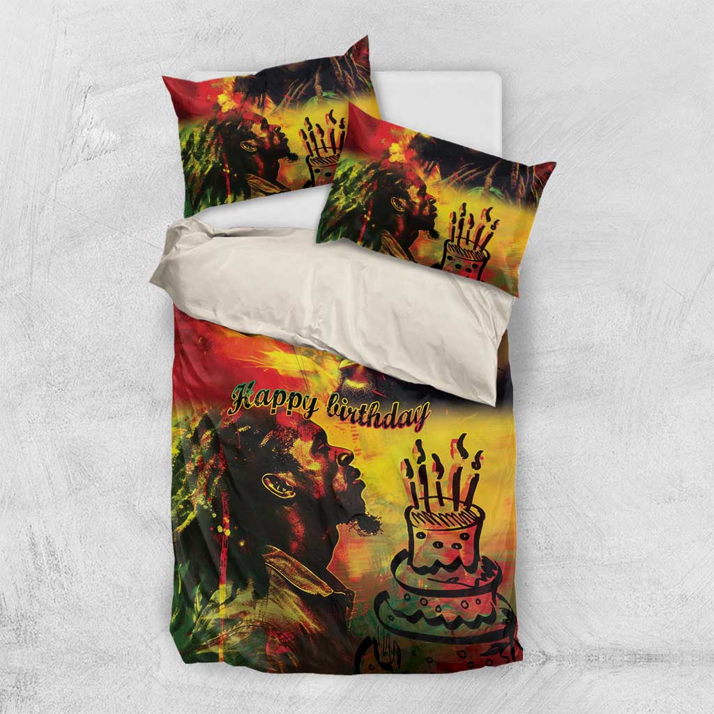 Happy Birthday King of Reggae Bedding Set LT9 - Wonder Print Shop