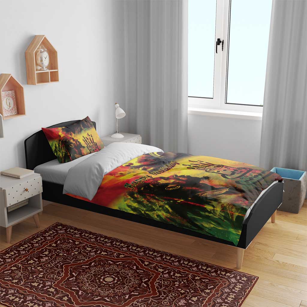 Happy Birthday King of Reggae Bedding Set LT9 - Wonder Print Shop