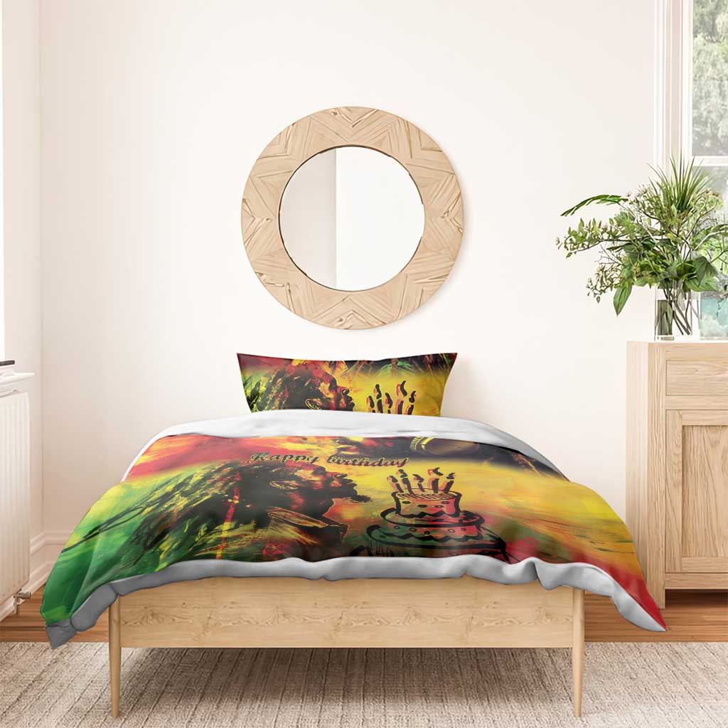Happy Birthday King of Reggae Bedding Set LT9 - Wonder Print Shop