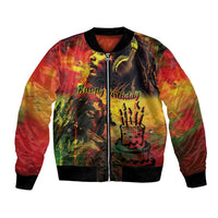 Happy Birthday King of Reggae Bomber Jacket LT9 - Wonder Print Shop