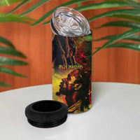 Happy Birthday King of Reggae 4 in 1 Can Cooler Tumbler LT9 - Wonder Print Shop