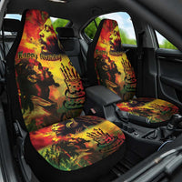 Happy Birthday King of Reggae Car Seat Cover LT9 - Wonder Print Shop