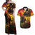 Happy Birthday King of Reggae Couples Matching Off Shoulder Maxi Dress and Hawaiian Shirt LT9 - Wonder Print Shop
